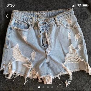 jean shorts